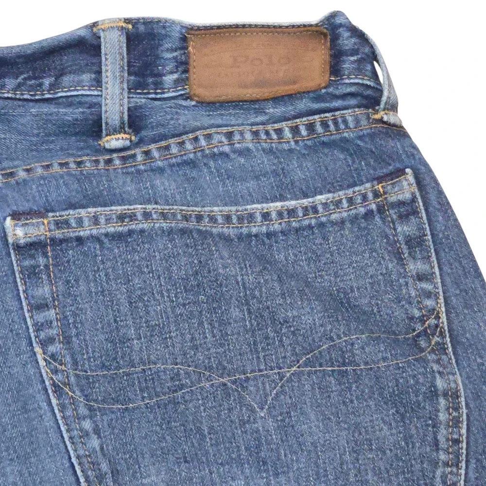 2 Pair Polo Ralph Lauren Hampton Relaxed Straight Fit Jeans Men's 40x31 Med Wash